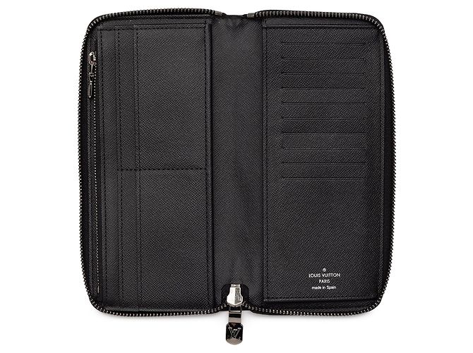 Cartera Zippy Vertical Monogram Eclipse negra Louis Vuitton Negro - vista 6