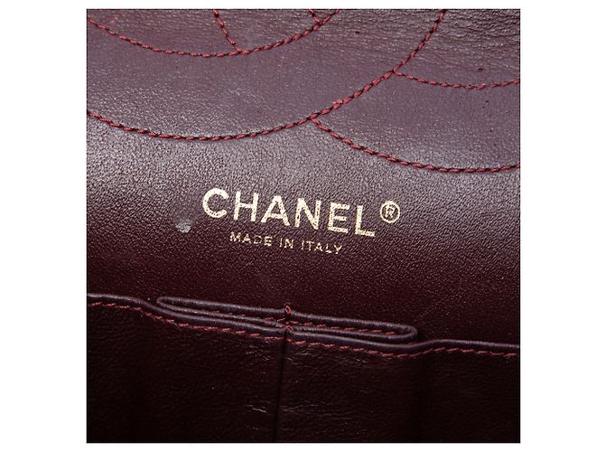 Borsa a tracolla Chanel Reissue 2.55 Double Flap 227 in pelle di vitello invecchiata trapuntata nera Nero - vista 5