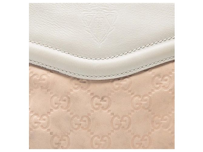 Borsa a tracolla Gucci Guccissima Crest rosa - vista 7