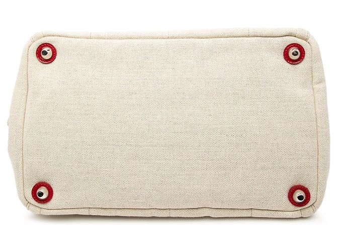 Prada Canvas Canapa Mistolino Tote Braun - Ansicht 3