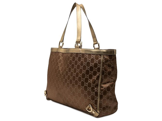 Gucci GG Satin Abbey D Ring Tote in Braun - Ansicht 2