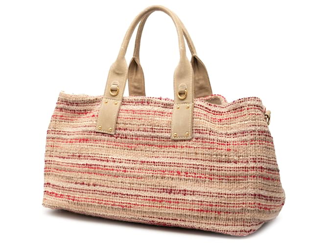 Borsa Multi Prada Tweed Multicolore - vista 2