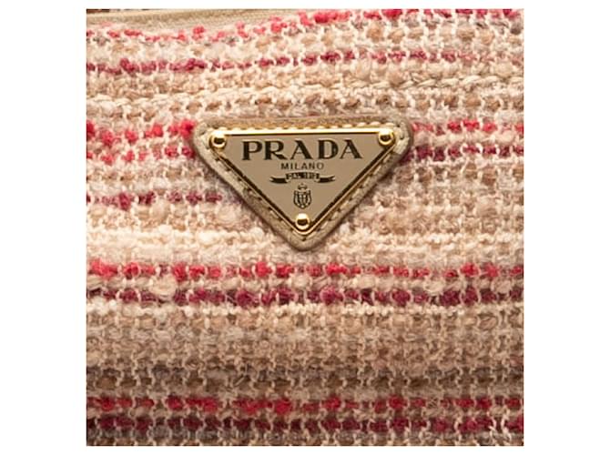 Borsa Multi Prada Tweed Multicolore - vista 6