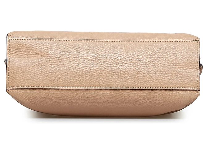 Piccola borsa satchel in pelle Bamboo marrone Gucci - vista 4