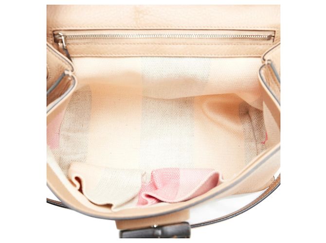 Piccola borsa satchel in pelle Bamboo marrone Gucci - vista 5