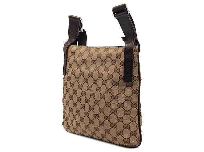 Borsa a tracolla Gucci GG Canvas beige - vista 2