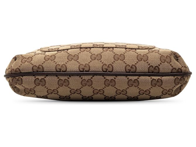 Borsa a tracolla Gucci GG Canvas beige - vista 3