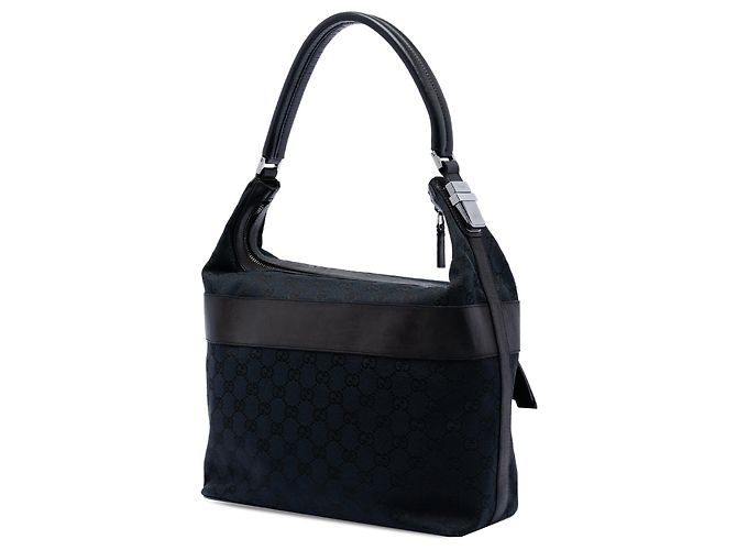 Borsa a tracolla Gucci GG Canvas nera Nero - vista 2