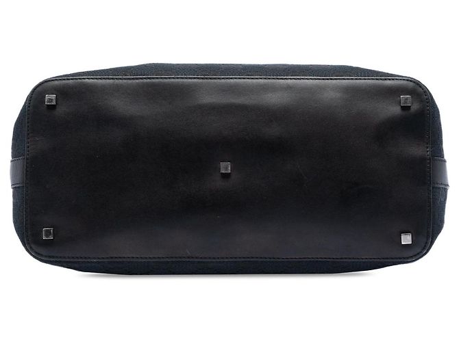 Borsa a tracolla Gucci GG Canvas nera Nero - vista 3
