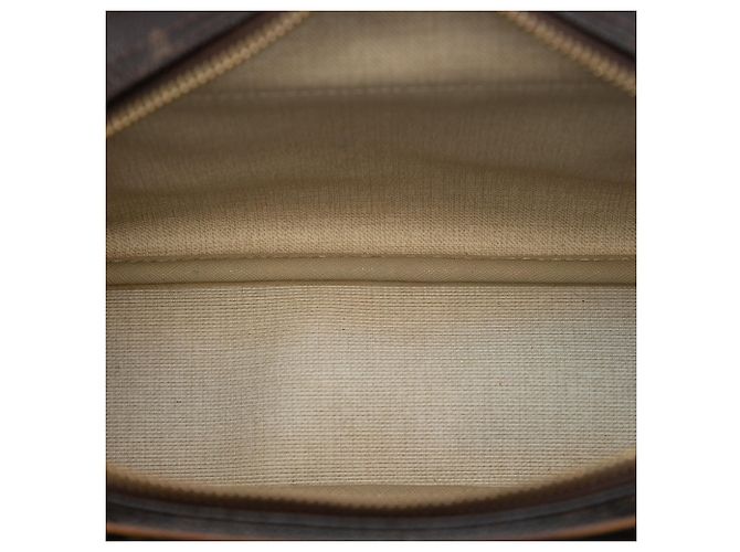 Borsa a tracolla Louis Vuitton Monogram Reporter PM marrone - vista 4