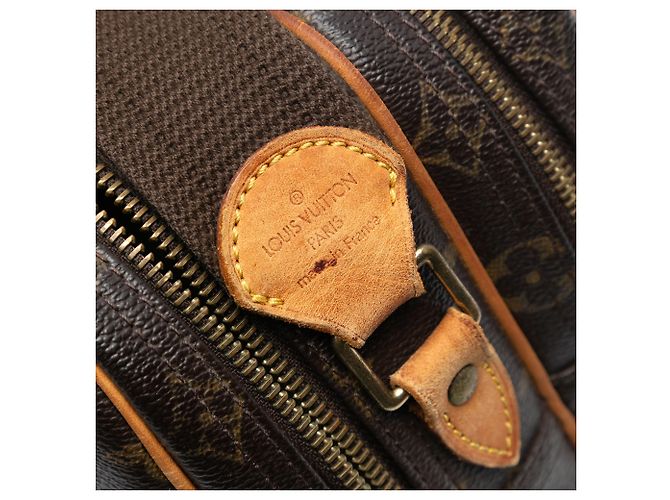 Borsa a tracolla Louis Vuitton Monogram Reporter PM marrone - vista 5