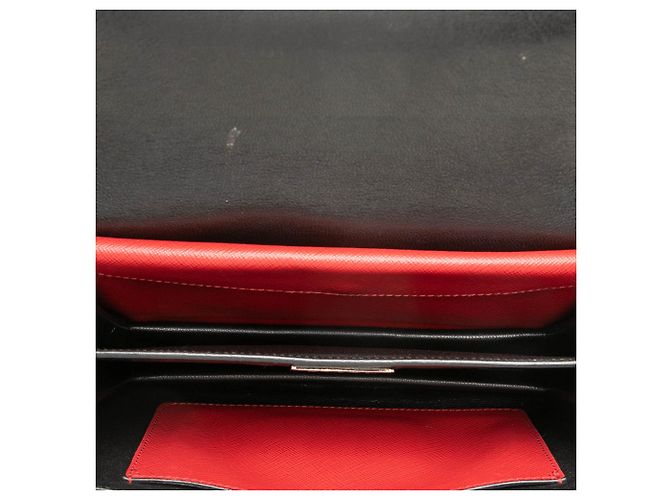 Borsa Prada Mini Saffiano Lux Sound Lock Rossa Rosso - vista 4