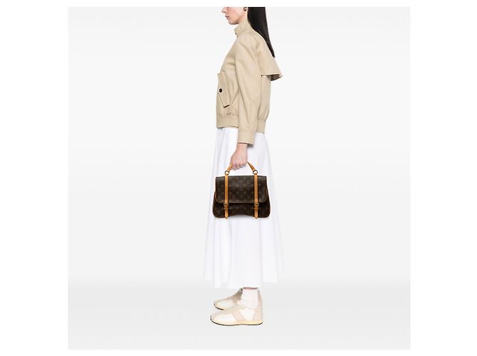 Zaino Louis Vuitton Monogram Marelle marrone - vista 7