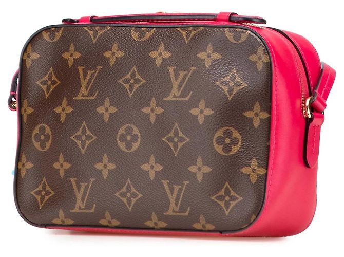 Borsa a tracolla Louis Vuitton Monogram Saintonge marrone - vista 2