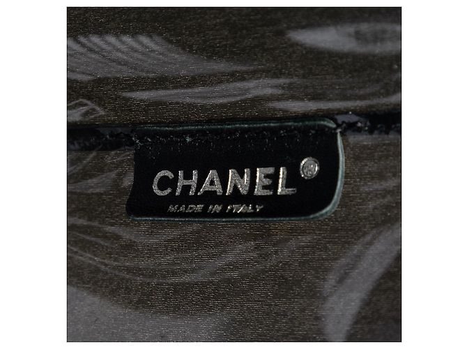 Tote Coco Window in vinile nero Chanel - vista 5