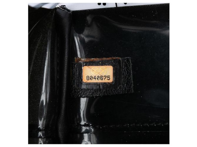 Tote Coco Window in vinile nero Chanel - vista 6
