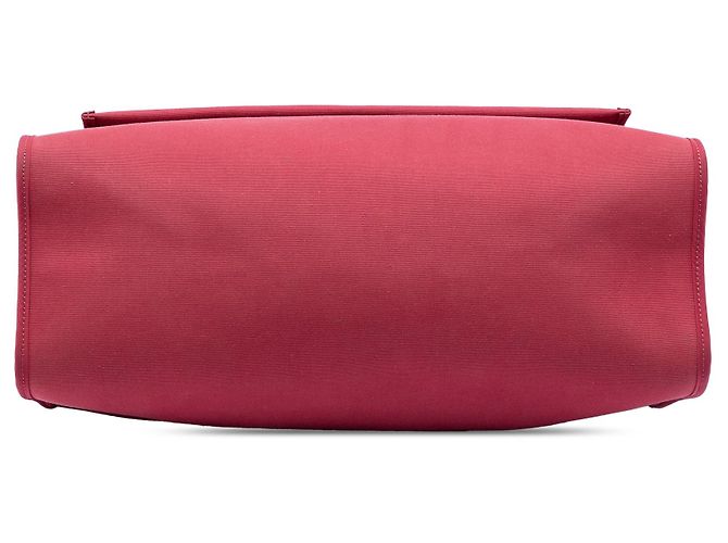 Borsa Hermès Toile Herbag Zip 39 rossa Rosso - vista 3