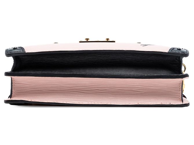 Borsa a tracolla Louis Vuitton Epi Trunk Clutch rosa - vista 3