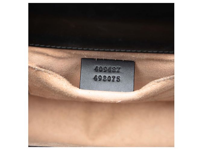 Borsa a tracolla Gucci Small Guccissima Padlock nera Nero - vista 5