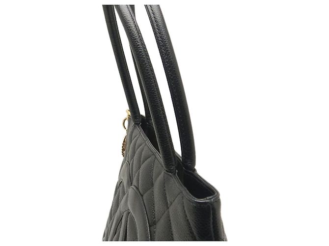Tote Chanel Caviar Medallion nero - vista 14