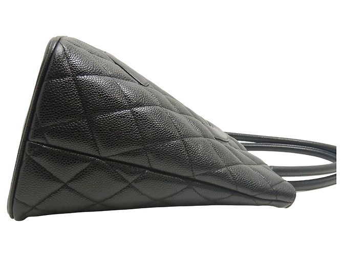 Tote Chanel Caviar Medallion nero - vista 9