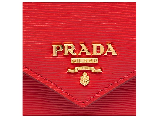 Red Prada Vitello Move Envelope Clutch - view 5