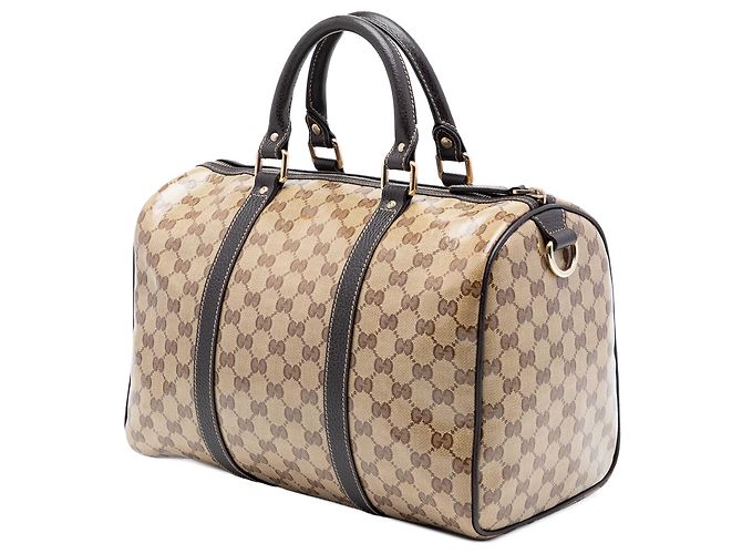 Borsa Boston Gucci Medium GG Crystal Joy beige - vista 2