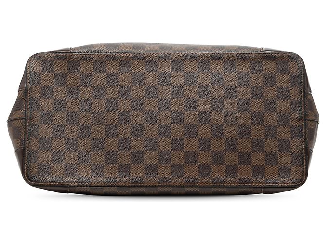 Borsa Tote Louis Vuitton Damier Ebene Hampstead MM marrone - vista 3