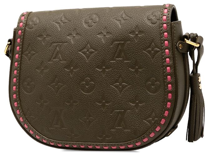 Sac bandoulière Louis Vuitton Monogram Empreinte Junot marron - vue 2