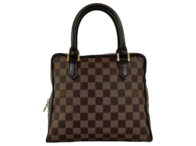 Borsa Louis Vuitton Damier Ebene Brera Marrone - vista 2