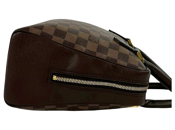 Borsa Louis Vuitton Damier Ebene Brera Marrone - vista 5