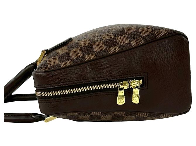 Borsa Louis Vuitton Damier Ebene Brera Marrone - vista 6