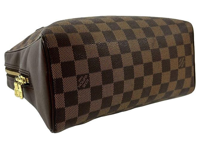 Borsa Louis Vuitton Damier Ebene Brera Marrone - vista 8