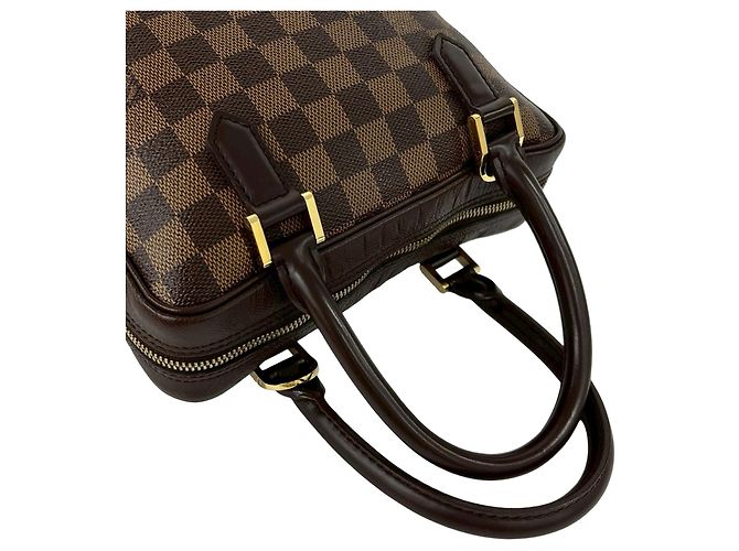 Borsa Louis Vuitton Damier Ebene Brera Marrone - vista 9