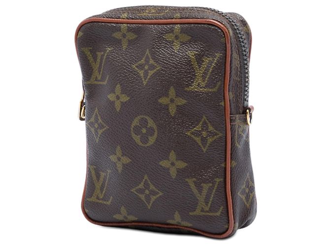 Sac bandoulière Louis Vuitton Monogram Mini Danube marron - vue 2