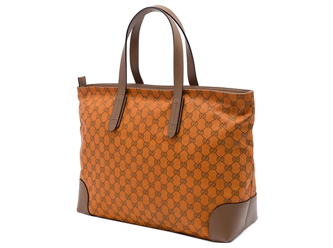 Tote Gucci GG Canvas Web marrone - vista 2