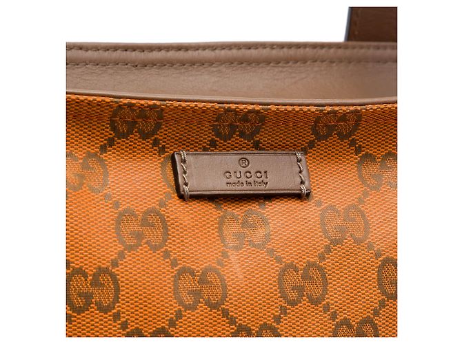 Tote Gucci GG Canvas Web marrone - vista 5