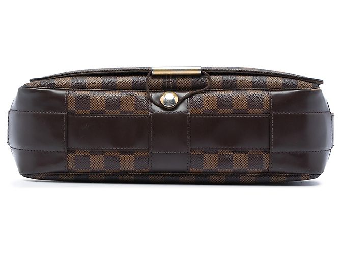 Borsa a tracolla Louis Vuitton Damier Ebene Abbesses marrone - vista 3