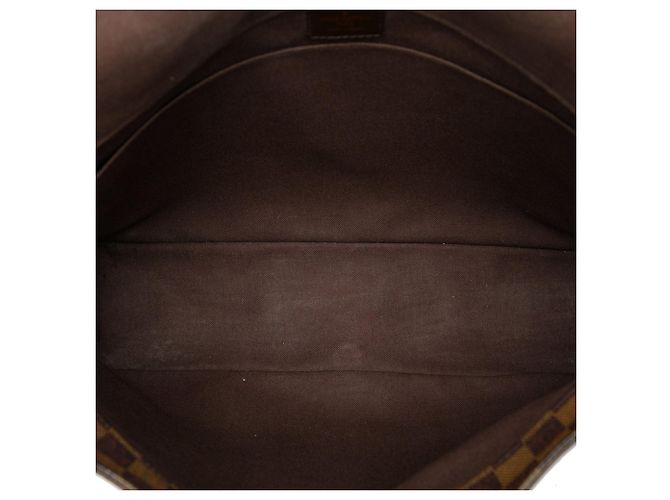 Borsa a tracolla Louis Vuitton Damier Ebene Abbesses marrone - vista 4