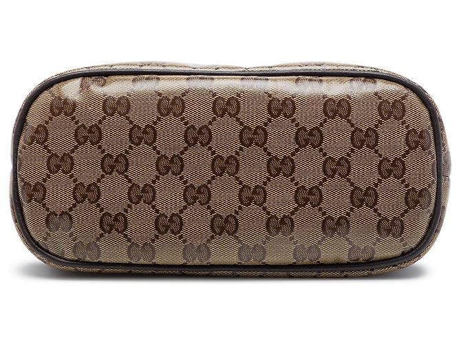 Borsa Gucci Mini GG Crystal Dome beige - vista 3
