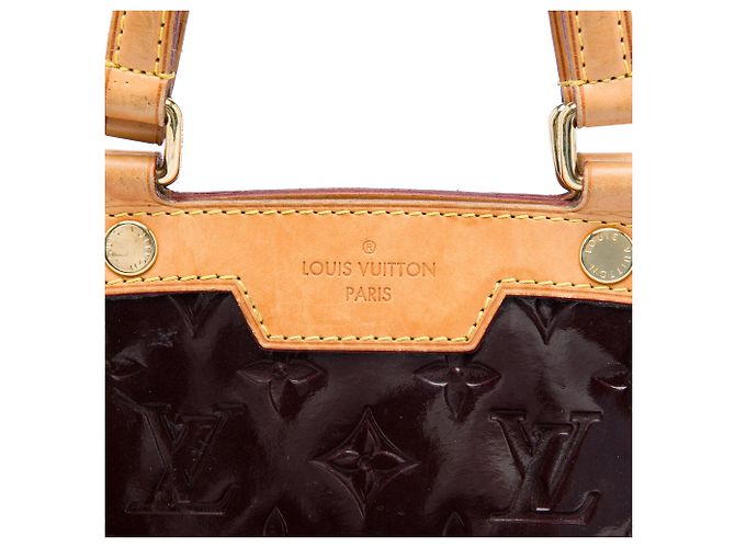 Borsa Louis Vuitton Monogram Vernis Brea MM viola Porpora - vista 5