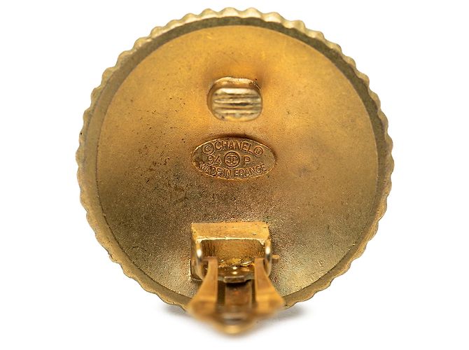 Orecchini a clip Coco Round placcati oro Gold Chanel D'oro - vista 3