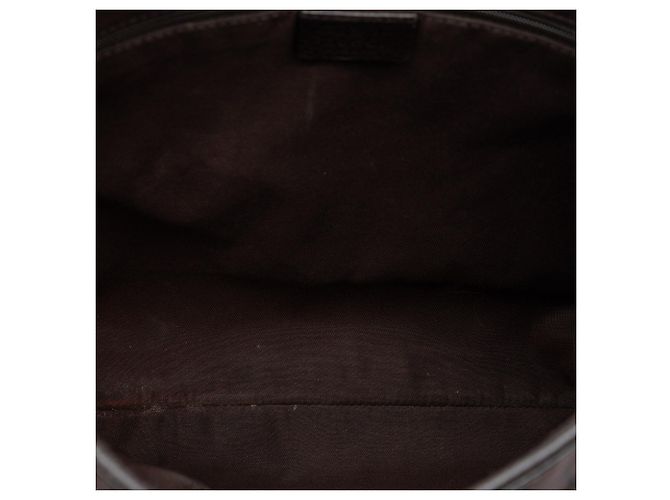 Borsa a tracolla Gucci GG Nylon Abbey D Ring marrone - vista 4