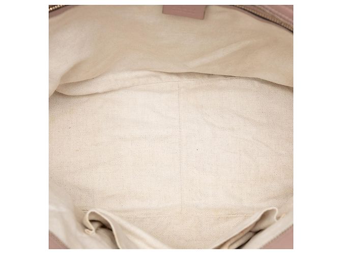 Borsa Tote Gucci Guccissima rosa - vista 4