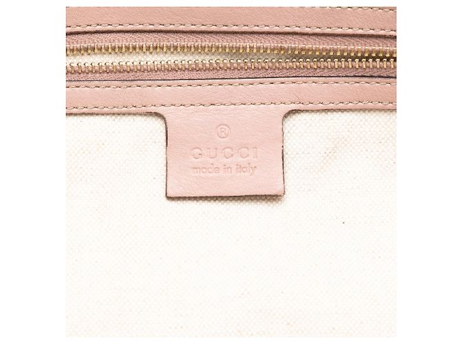 Borsa Tote Gucci Guccissima rosa - vista 5
