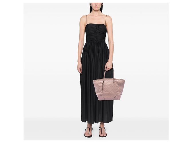 Borsa Tote Gucci Guccissima rosa - vista 7