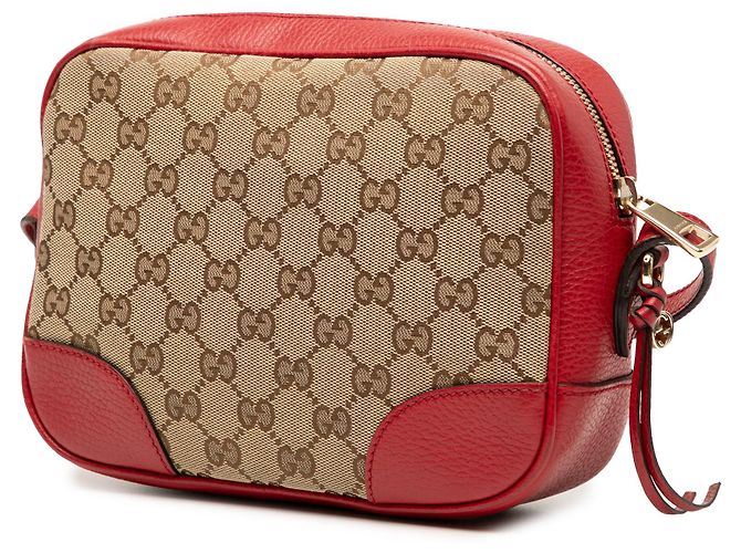 Borsa a tracolla Gucci GG Canvas beige Bree - vista 2