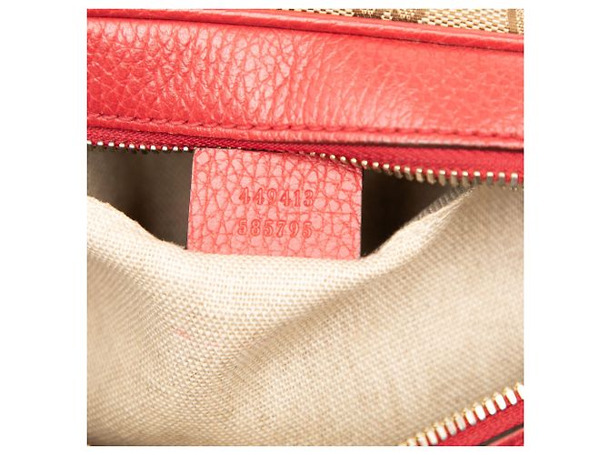 Borsa a tracolla Gucci GG Canvas beige Bree - vista 6