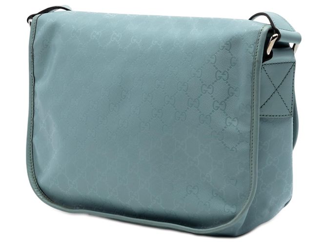 Borsa a tracolla Gucci GG Imprime blu - vista 2