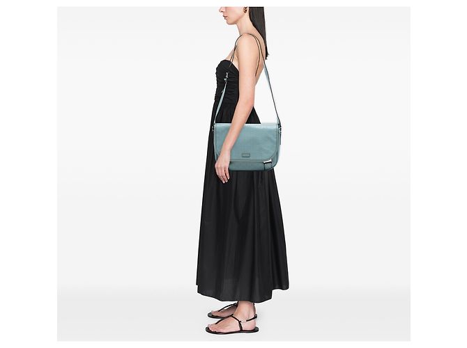 Borsa a tracolla Gucci GG Imprime blu - vista 6